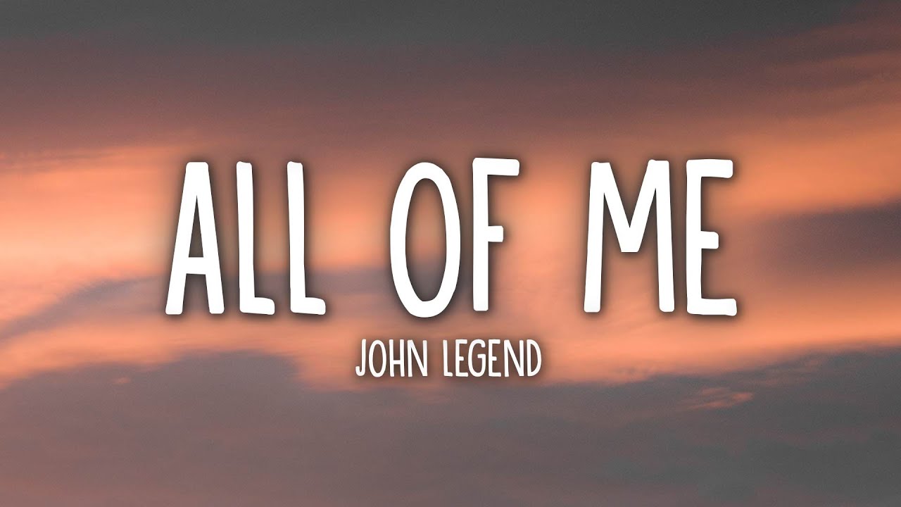 كلمات اغنية all of me , انت كل حاجة