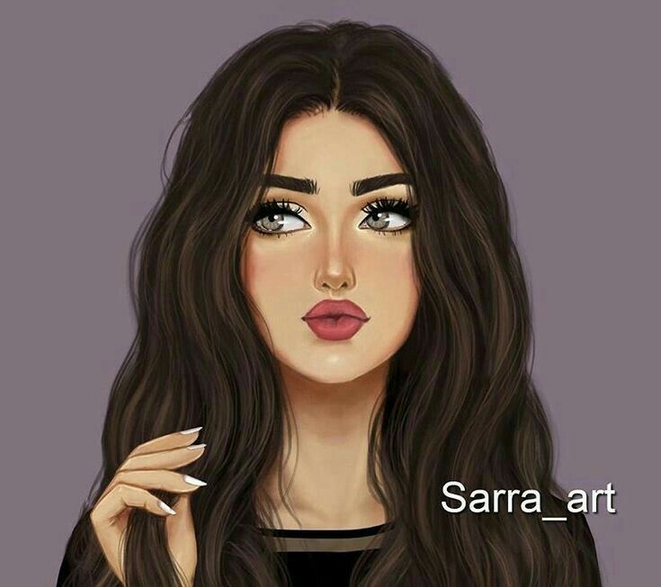 صور بنات رسومات - بنوته عسل في اجمل رسمه 2747 5